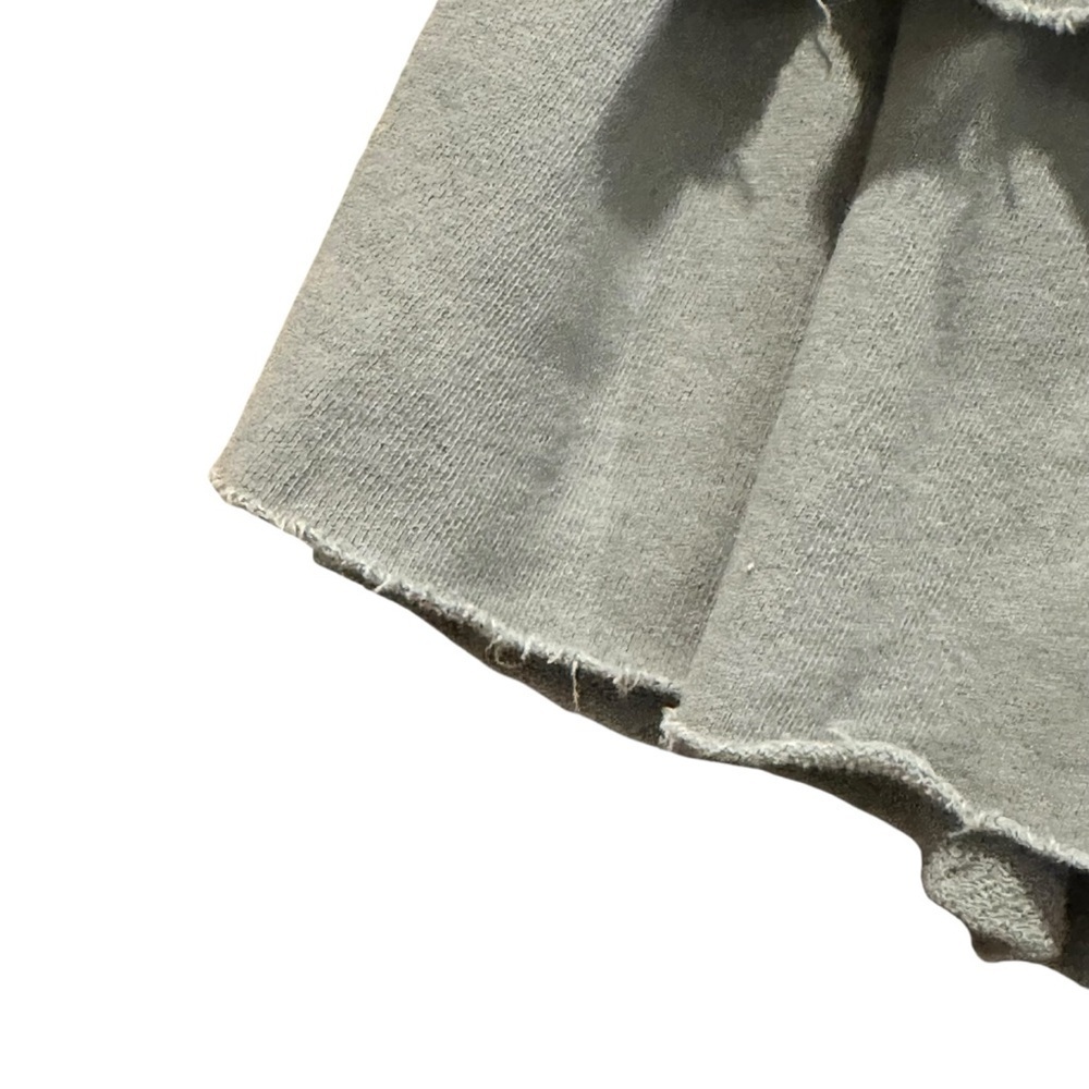 Aerie Women's Ruffled Jersey Skirt Light Green Size XS Distressed Edges - Picture 3 of 8